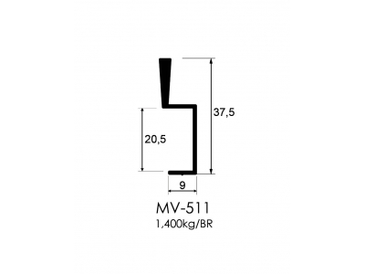 Puxador porta MV511